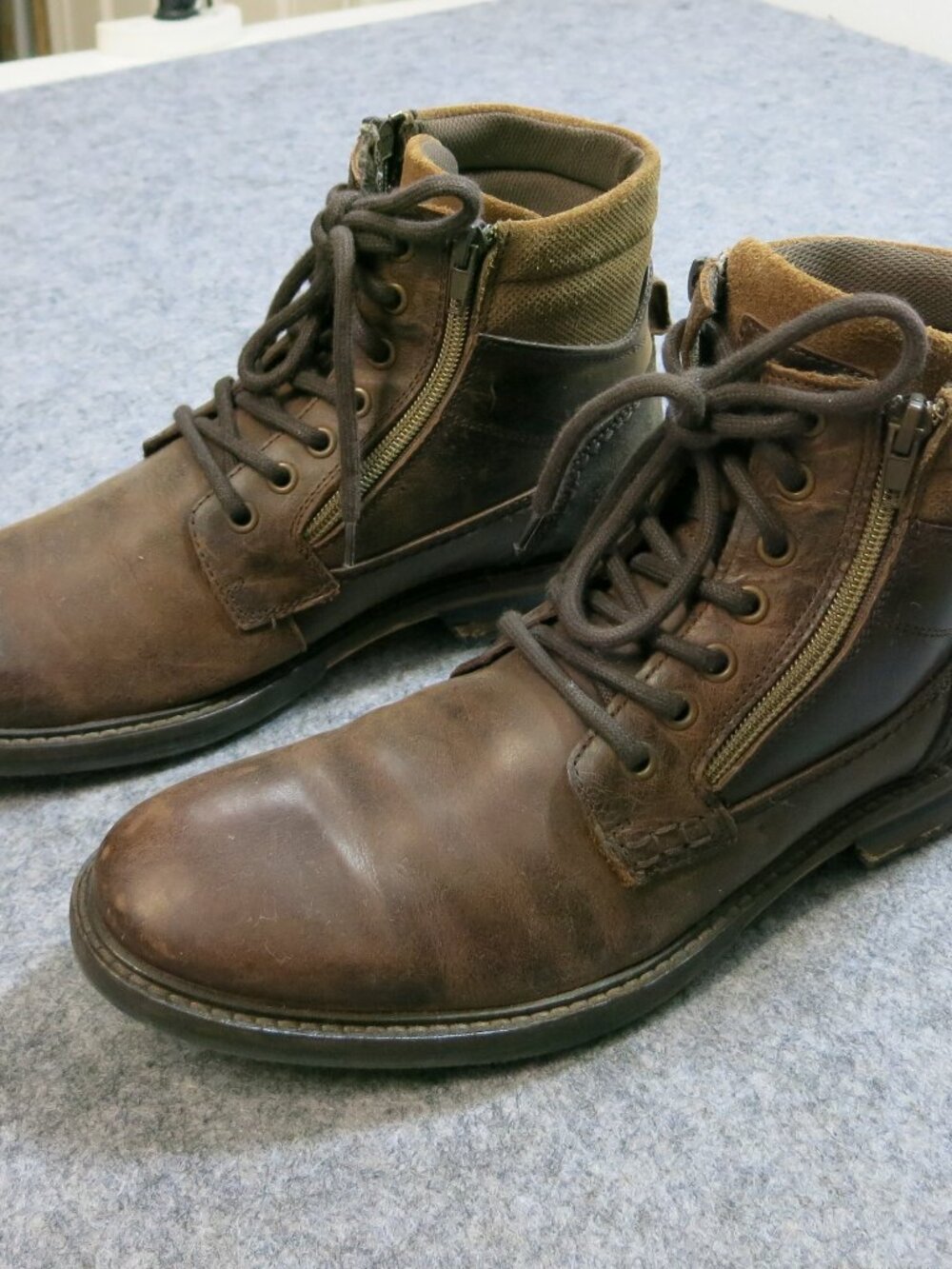 Aldo Leather Chukka Casual Dress Boots Shoes Men's Dress Stiefel Bottes 9.5 M
